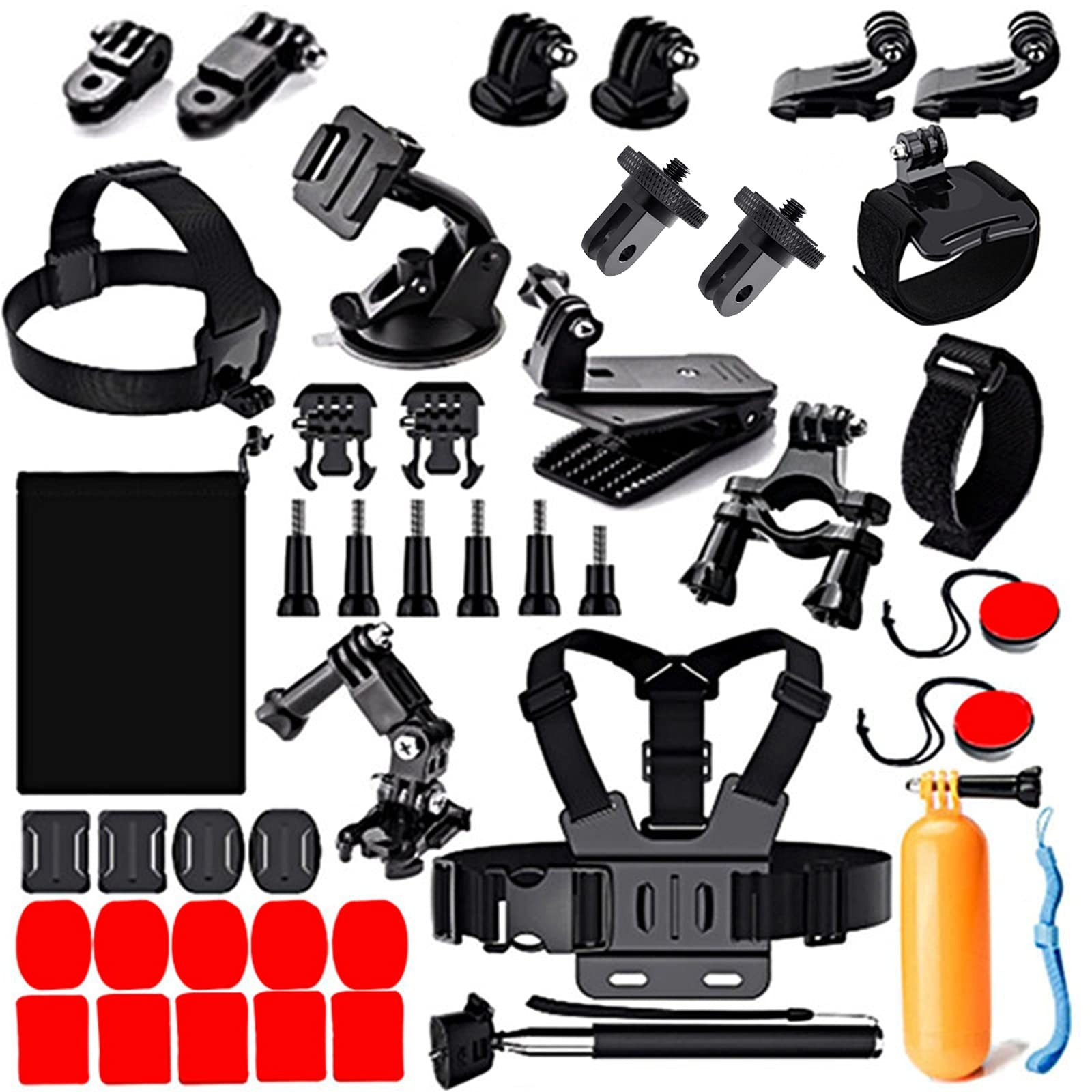 44 in 1 Action Camera Accessory Combo Kit,Compatible with Insta360 One X4,X3,X2，