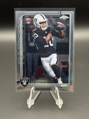 Dont'e Thornton Jr. - 2025 Topps Chrome Rookie - Las Vegas Raiders