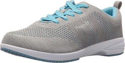 Propet Women's Washable Walker Evolution Light GrayLight Blue 6WW