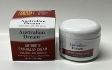 Australian Dream Arthritis Pain Relief Cream 9 oz Jar Soothing Relief Exp 09/27