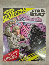 Crayola Art With Edge - Star Wars Coloring Book - 28 Pages  Poster New Sealed 