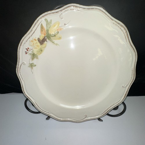 NEW-SET OF 4-Pfaltzgraff Plymouth Fall Thanksgiving Pattern Dinner Plate Plates - Picture 2 of 8