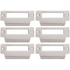 6 Pcs Door Guide Lock Piece Security Plate Deadbolt Strike Cover