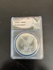 2021 $1 AMERICAN SILVER EAGLE ANACS MS69 TYPE 2  Free Shipping