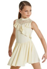 Dance Costume Intermediate Child Ivory Weissman 12074 Contemporary Ruffles