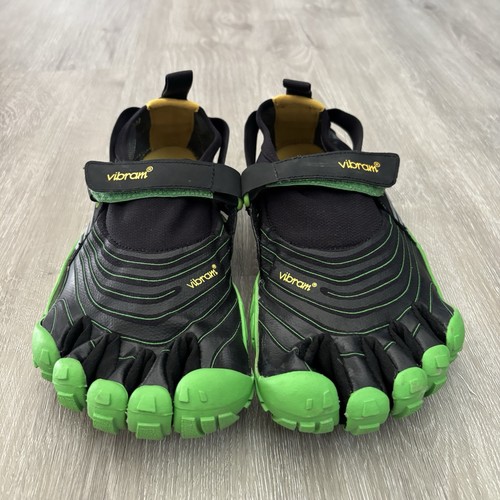 Vibram Fivefingers Shoes Mens 42 Green Black Spyridon Read* - Picture 2 of 24