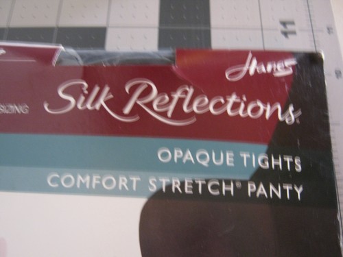 Collant Hanes Silk Reflections Control Top opaco comfort 0A923 nero taglia IJ - Foto 2 di 7