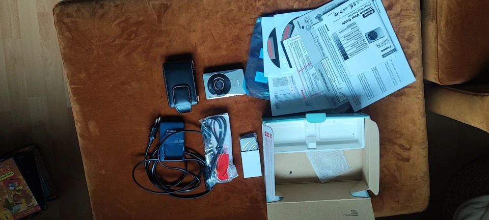 Canon IXUS 75 Digitalkamera Silber, Sehr Guter Zustand OVP - Bild 3 von 4