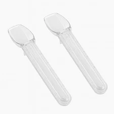 2 Pack Medicine Spoon Set 10ml Calibrated Dosage Spoons for Liquid Medicin
