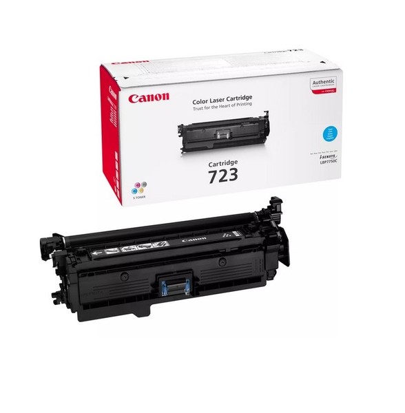 Canon 723 Toner Cyan 2643B002 A-Ware Neu & Ovp-image