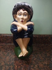 Vtg. Arnel's 14x11" "Whistling Boy" Huck Finn Cookie Jar