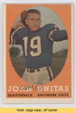 1958 Topps Johnny Unitas #22 HOF READ 2s4