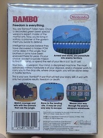 Rambo NES Nintendo entertainment system Complete CIB Authentic very good 👍 