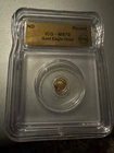 Eagle Head 1/500oz .9999 Fine Gold ICG MS70 Round