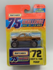 Matchbox 75 Challenge One of 10k #72 Chevy K-...