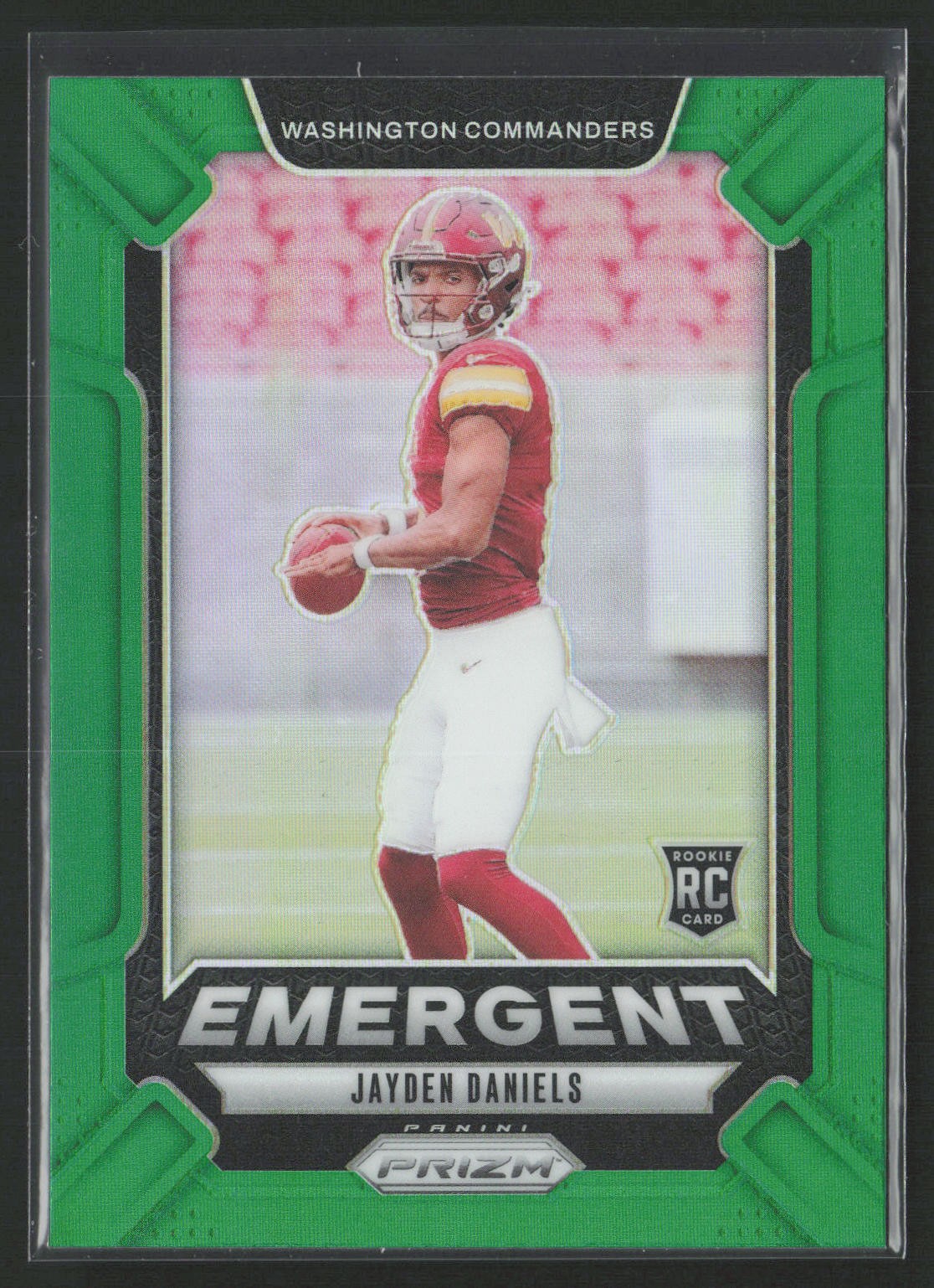Jayden Daniels Panini Prizm Emergent #2 Green