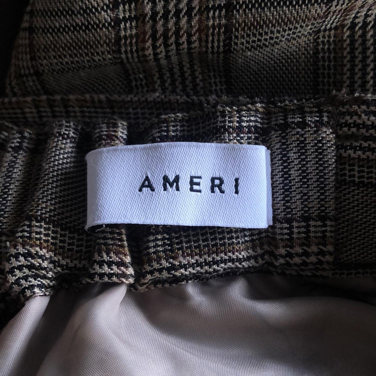 AMERI - Beige Dark Brown Multi Women's Pants - image 3