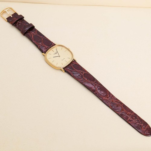 LONGINES Watch Gold Antique Leather Square LONGINES,16164 - Picture 5 of 10