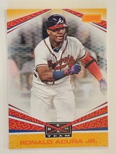 RONALD ACUNA JR BT-18 2019 Topps Stadium Club ORANGE BEAM TEAM 50/50 BRAVES
