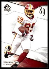 Santana Moss 2009 SP Authentic #14 Redskins NFL READ FREE SHIPPING AutographDen