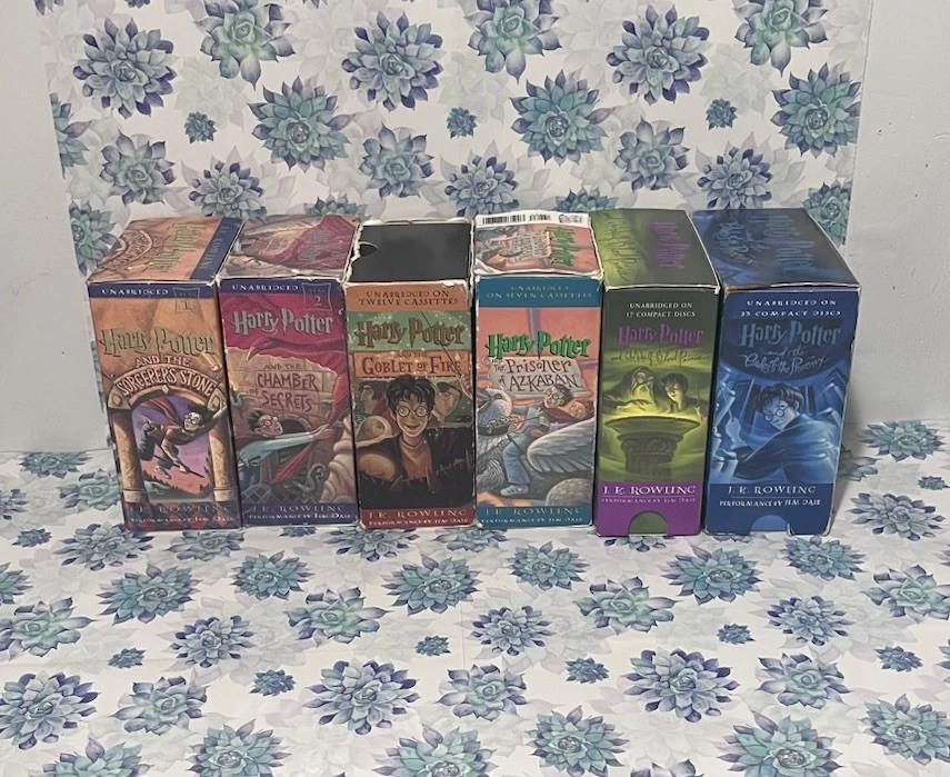 Harry Potter Years 1-6 Audio Books Cassette & CD Set Rowling - Image 3 of 4