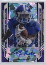 2021 Leaf Metal Draft Portrait Purple Crystals 11/20 Asim Rose Jr Auto b8h