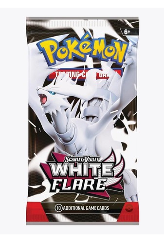 Pokemon White Flare Booster Pack TCG Factory Sealed New Scarlet And Violet