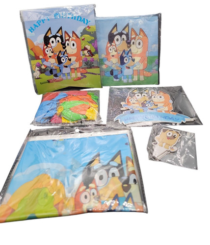 Bluey Birthday Party Supplies