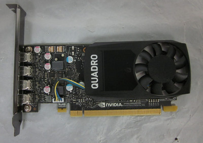 NVIDIA Quadro P600 2GB GDDR5 Low Profile GPU  4x Mini DisplayPort