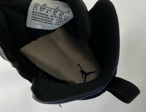 Nike Jordan 1 Crib Bootie Black/Varsity Royal-White Größe 2C - AT3745 007 - Bild 8 von 8
