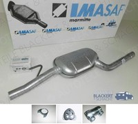 Imasaf Auspuff Mitteltopf+ZubehöR für Mercedes E-Klasse E200/230/200D/220D/250D