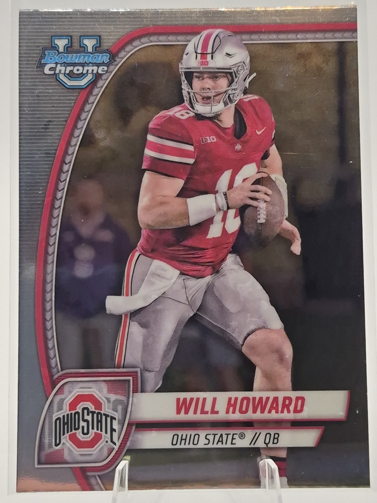 WILL HOWARD 2024 Bowman Chrome University Football #182 Ohio State