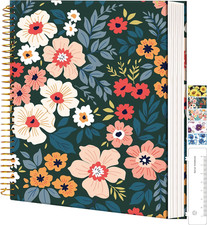 Spiral Notebook 8.5 X 11 Hardcover Notebooks College Ruled with Large Pocket Aes
