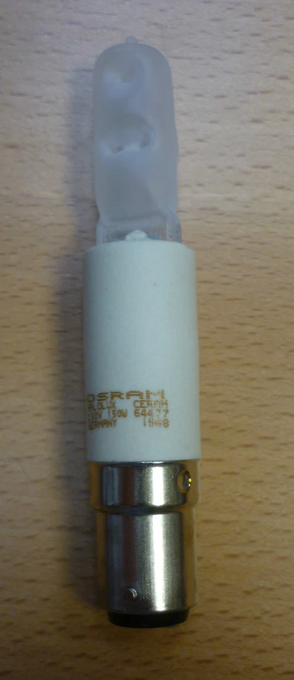 OSRAM Halogen Halolux Ceram 64477AM | Radium RJH-T matt 150W B15d langer Sockel - Bild 4 von 4