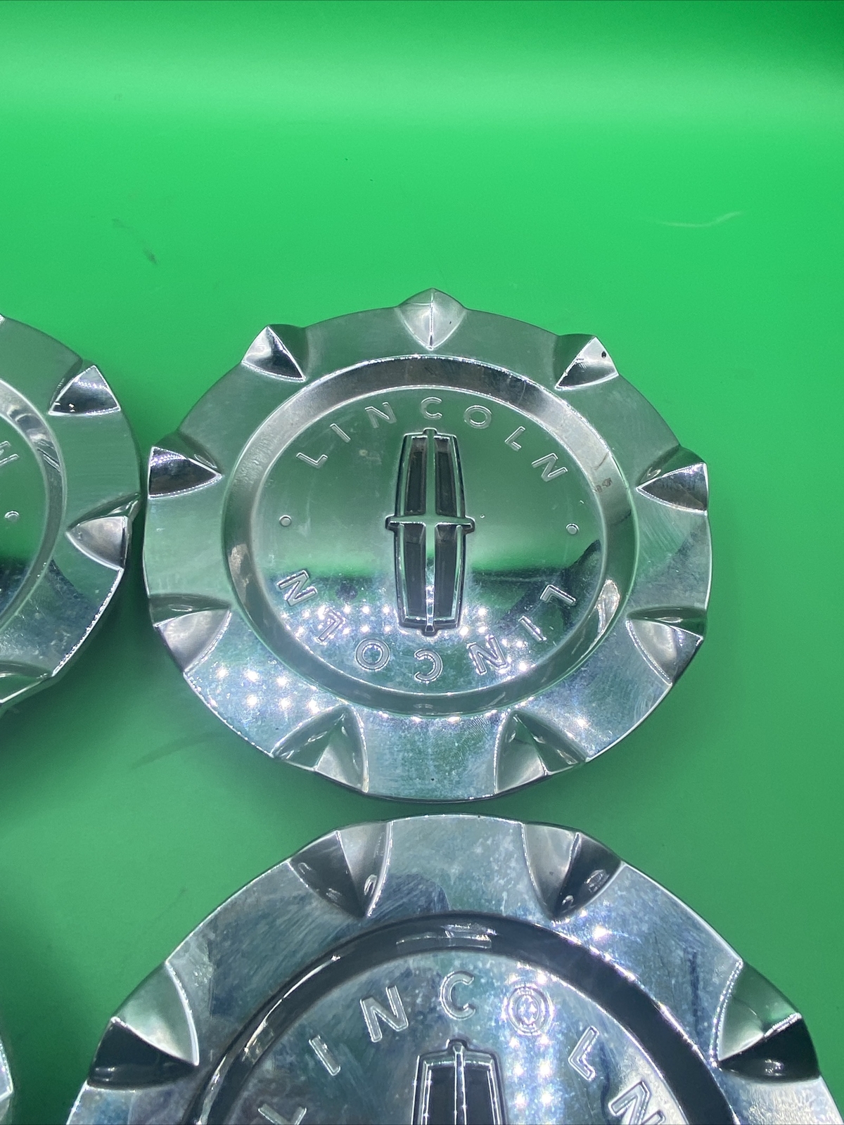 10 12 Lincoln MKZ Chrome Center Caps OEM 9H6C1A096BA SET OF ALL 4