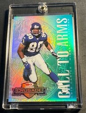 1998 LEAF ROOKIES & STARS CRUSADE GREEN #30 - CRIS CARTER (HOF) - (094/250)