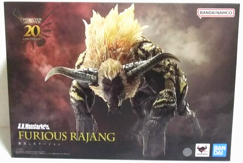 Bandai SHMonsterArts Furious Rajang Monster Hunter Action Figure New In Stock