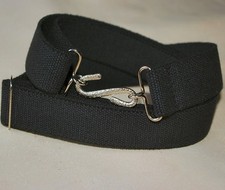 Snake Belt Black Elasticated 30mm Adult Boys Mens Girls xl xxl xxxl 60 inch V110