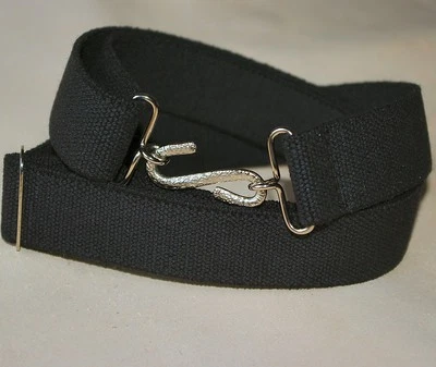 BELTS AND THINGS Elasticated Snake Belt Black 30mm Adult Boys Mens Girls xl xxl xxxl 60 inch b3b