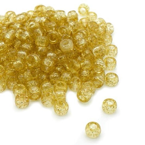 Glitter Pony Beads Mixed or Single colour,FOR DUMMY CLIPS,BRADING - Picture 4 of 13