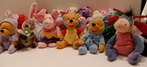 18 Disney & TY Beanie Babies- Valentines, Easter - Winnie the Pooh & Teddy Bears - Picture 5 of 7