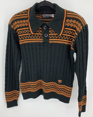 Vintage 70s Arctic Cat Cable Knit 