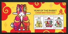 2023 Christmas Island Year of The Rabbit -  MUH Mini Sheet