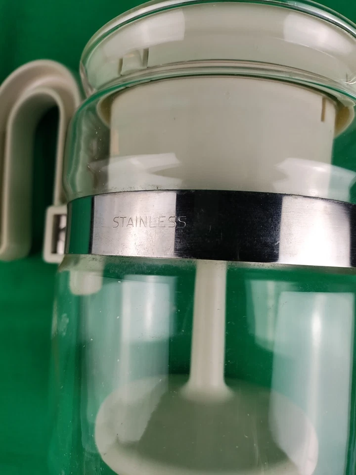 Vintage Tan Gemco Percolator Clear Glass Plastic Stainless Steel - Image 3 of 4