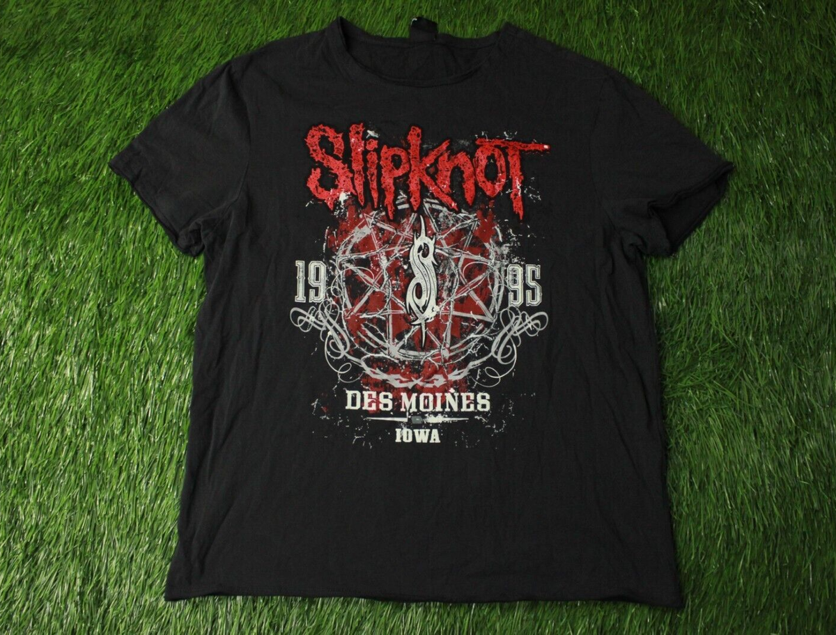 SLIPKNOT DES MOINES IOWA BAND MEN SHIRT JERSEY TEE AMPLIFIED