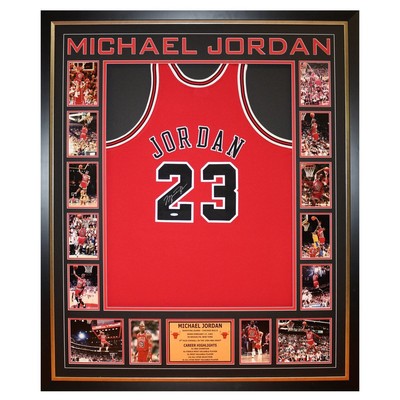 michael jordan framed jersey