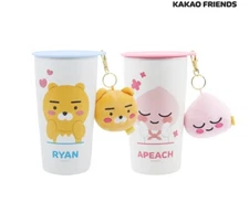 Kakao Friends Standard Stainless Tumbler 16 oz, 475ml Ryan and Apeach