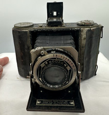 Vintage Kodak Duo Six-20  Art Deco  Model Folding Camera, Nagel-Werke Factory.