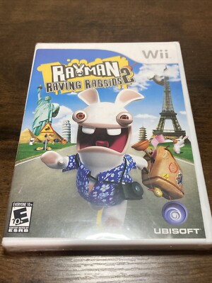 Rayman Raving Rabbids 2 (Nintendo Wii, 2007) NEW / SEALED! A2