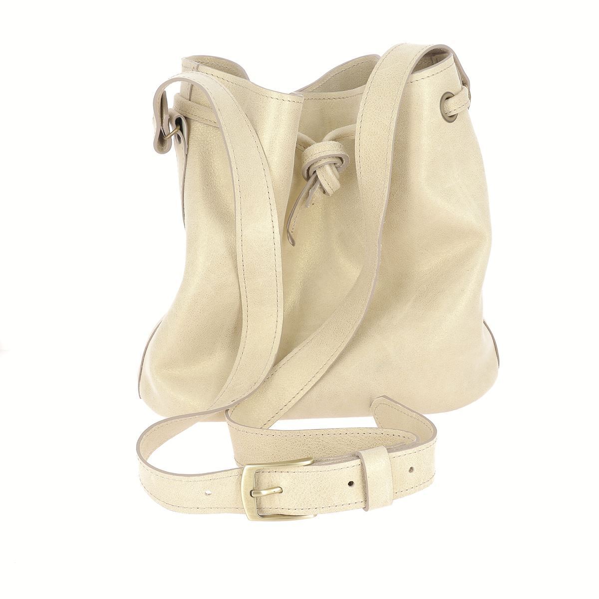Kit DIY sac seau en cuir à coudre machine : coffret cadeau créatif OR